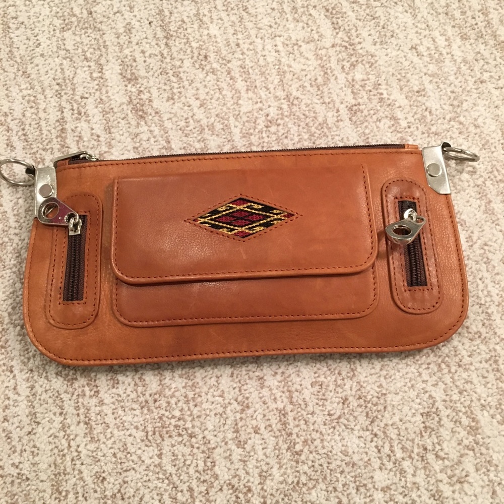 SOLD!!!Vintage crossbody/mini leather handbag